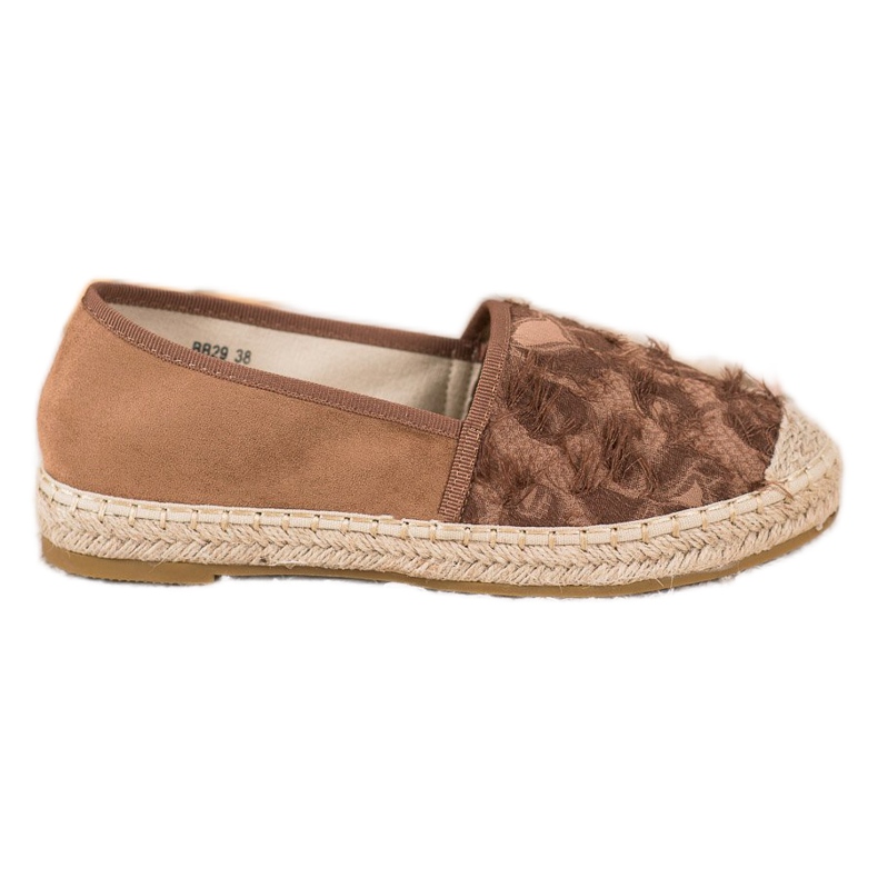 Seastar Semišové espadrilky hnědý