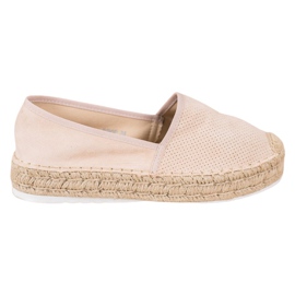 Seastar Prolamované espadrilky se semišem hnědý