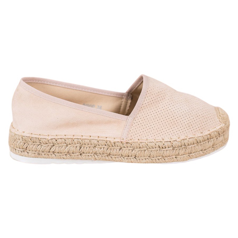 Seastar Prolamované espadrilky se semišem hnědý