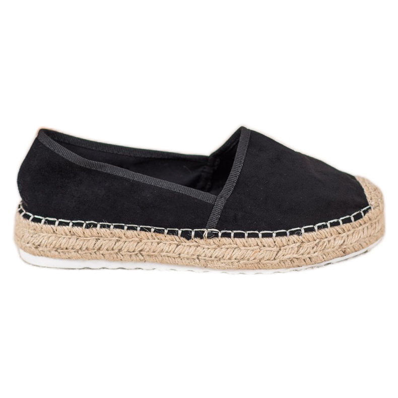 Seastar Espadrilky z černého semiše černá