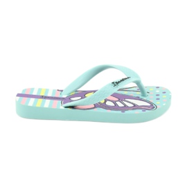 Žabky motýl Ipanema Temas KIDS 82773 fialová zelený