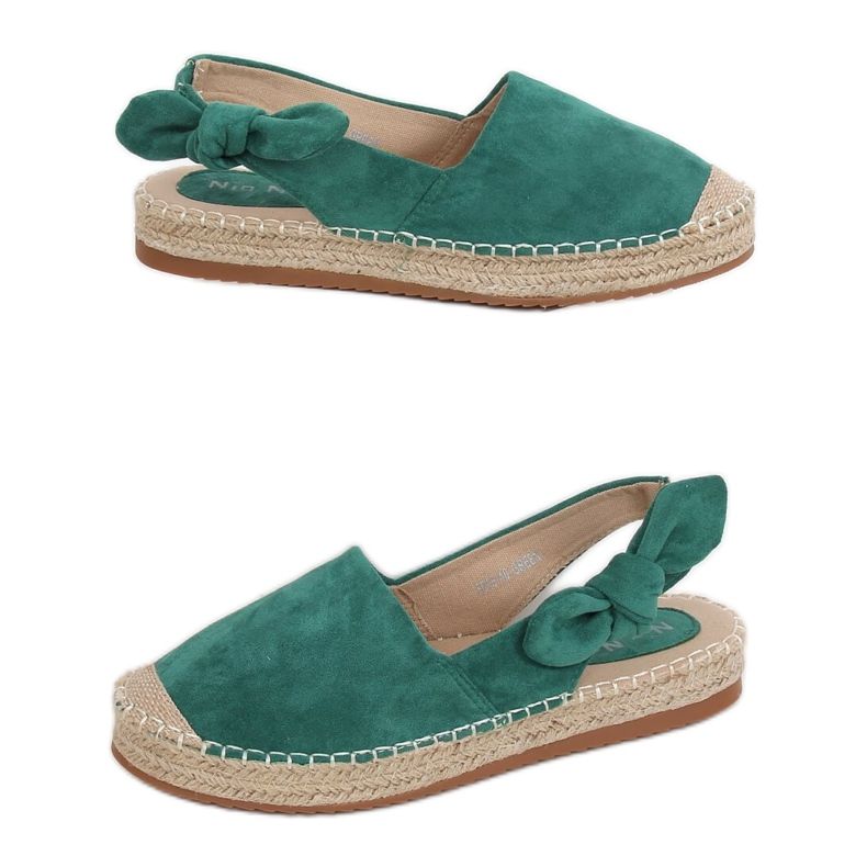 Zelené espadrilky pro ženy 3016 Green zelená