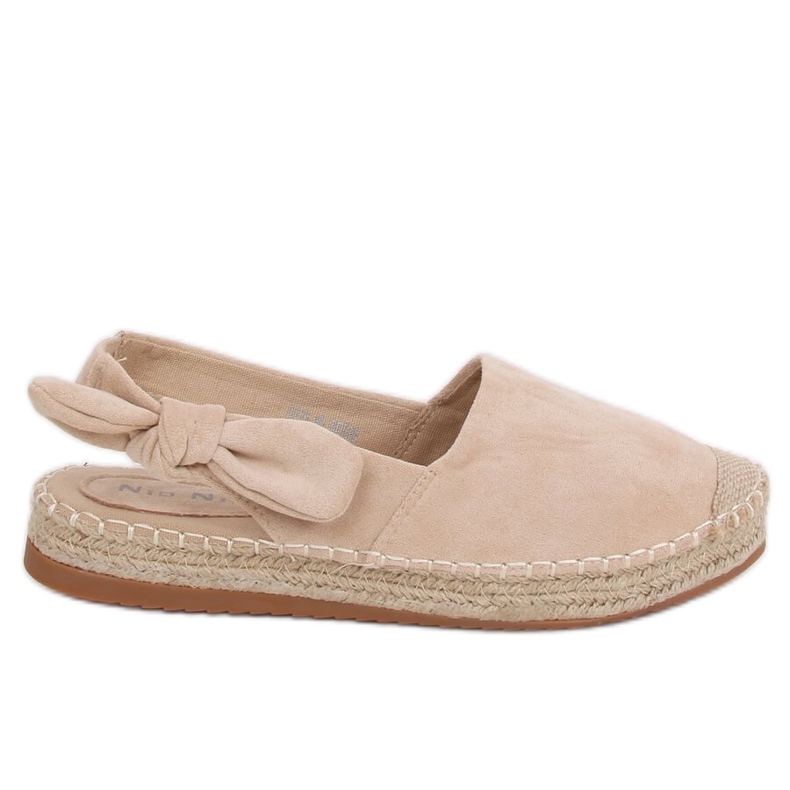 Béžové espadrilky pro ženy 3016 Béžová béžový