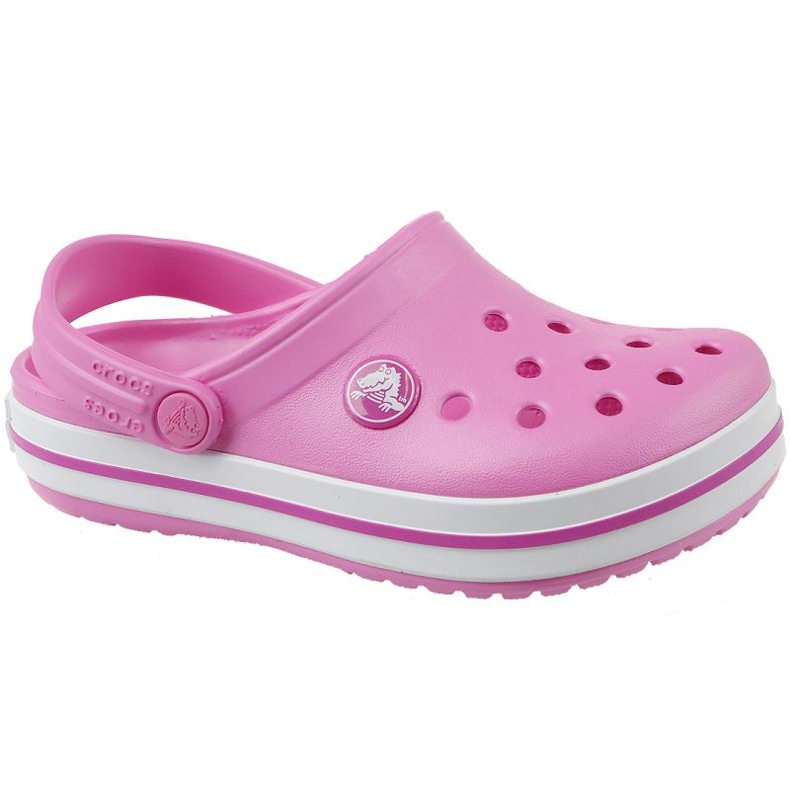 Crocs Crocband Clog Jr 204537-6U9 růžový