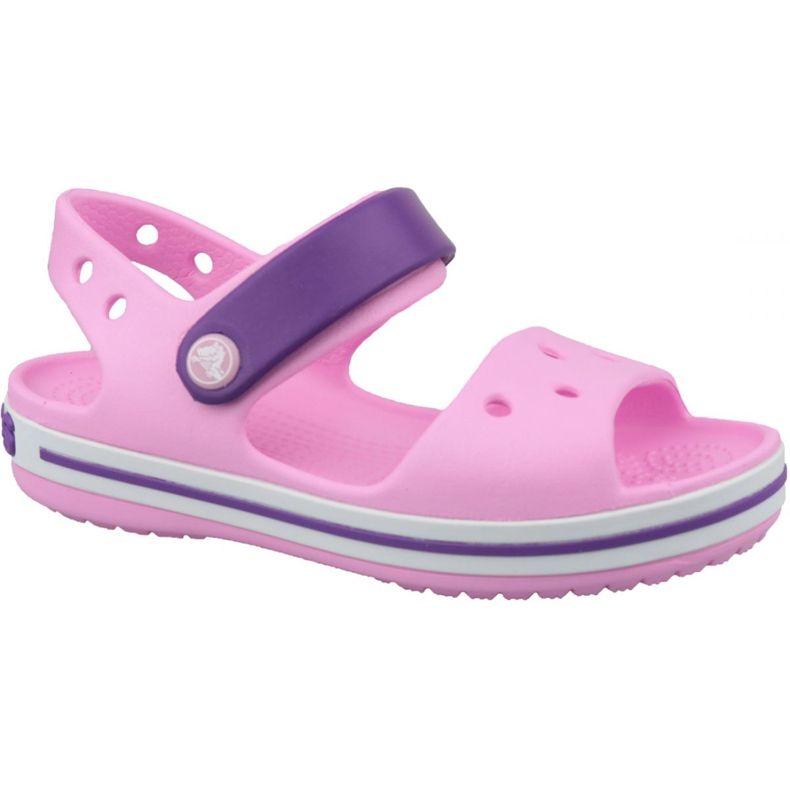Crocs Crocband Sandal Kids 12856-6AI černá růžový