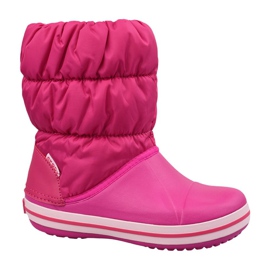 Zimní bota Crocs Jr 14613-6X0 černý růžový
