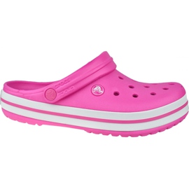 Boty Crocs Crocband 11016-6QR bílý růžový Boty Crocs Crocband 11016-6QR bílý růžový