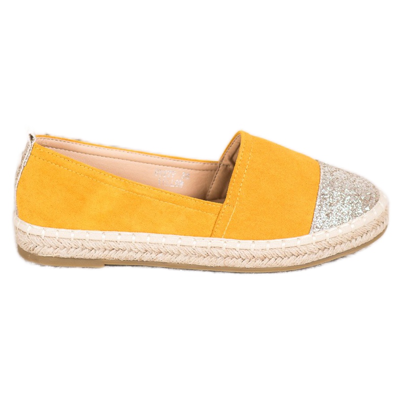 Seastar Espadrilky se třpytkami žlutá