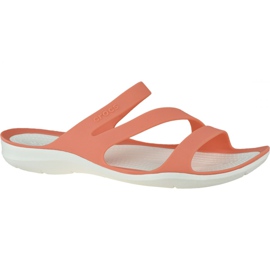 Sandály Crocs W Swiftwater W 203998-82Q vícebarevný pomerančový