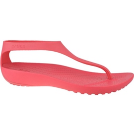 Sandály, žabky Crocs Serena Flip W 205468-611 červený