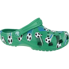 Crocs Classic Sports Ball Clog Ps Jr 206417-3TJ zelený