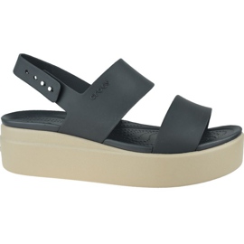 Crocs Brooklyn Low Wedge W 206453-07H námořnická modrá Crocs Brooklyn Low Wedge W 206453-07H námořnická modrá