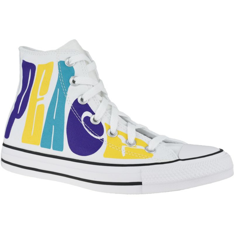 Boty Converse Chuck Taylor All Star Hi Peace W 167892C bílý Boty Converse Chuck Taylor All Star Hi Peace W 167892C bílý