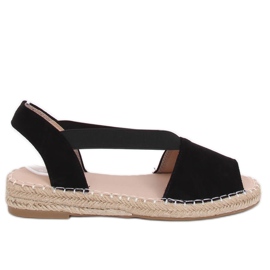 Černé dámské espadrilky 0M815 Black černý