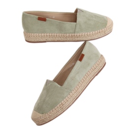 Klasické zelené espadrilky 99-23A zelené zelený