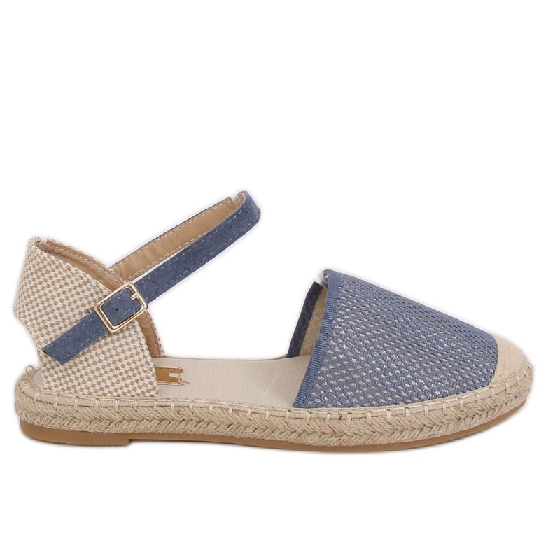Modré dámské espadrilky MB-64119 Blue modrý