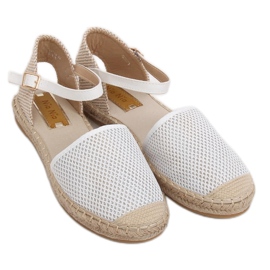 Bílé dámské espadrilky MB-64119 White bílý