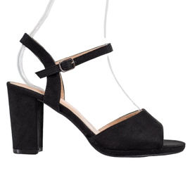 SHELOVET Klasické boty na vysokém podpatku černá SHELOVET Klasické boty na vysokém podpatku černá