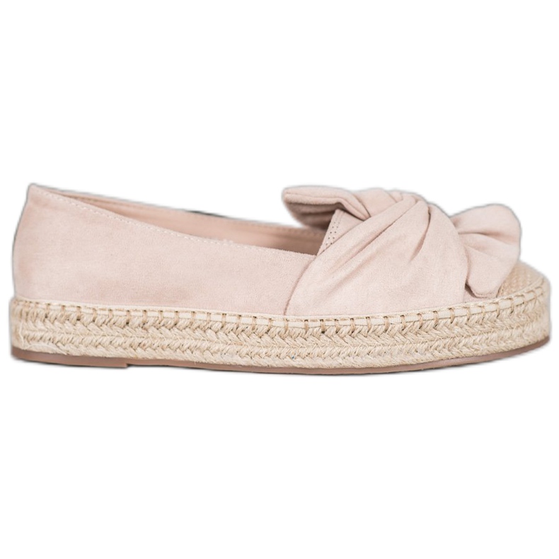 Seastar Semišové espadrilky na platformě hnědý