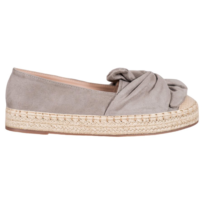 Seastar Semišové espadrilky na platformě béžový