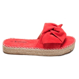 Seastar Semišové espadrilky červený