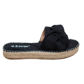 Seastar Semišové espadrilky černý
