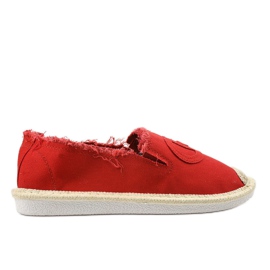 Červené nazouvací espadrilky NB273P-9 červený