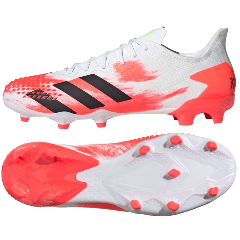 Kopačky Adidas Predator 20.2 Fg M EG0904 červené bílý
