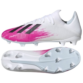 Kopačky Adidas X 19.3 Fg M EG7132 červený bílý