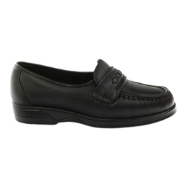 Solo Sólové mokasíny pro citlivé nohy Comfort Black 015 černý