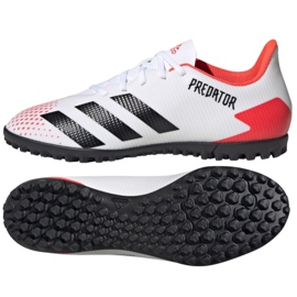 Kopačky Adidas Predator 20.4 Tf M EG0925 červený bílý