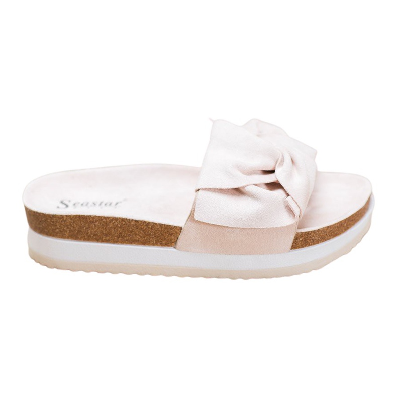 Seastar Neformální semišové pantofle hnědý