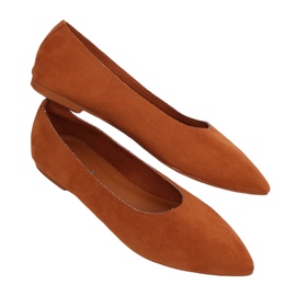 Dámské velbloudí balerínky NK19P Camel hnědý