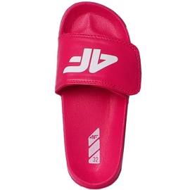 Pantofle 4F Jr HJL20 JKLD003 55S červený vícebarevný