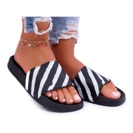 Dámské černé pantofle Aynna černý