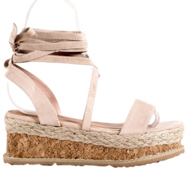 Seastar Svázané semišové sandály hnědý