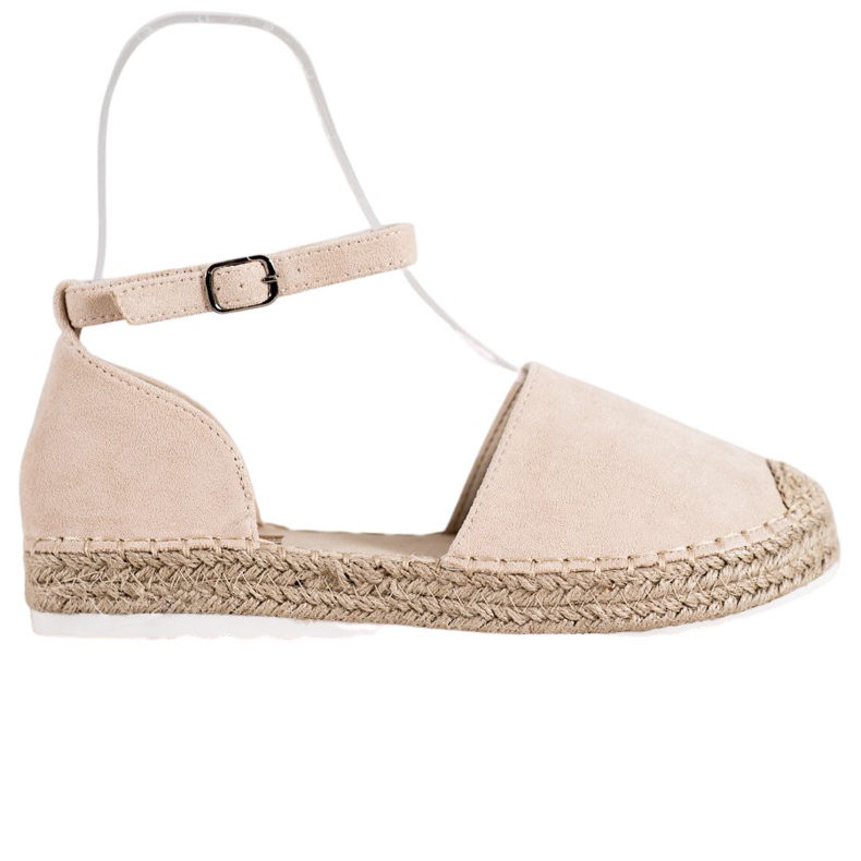 Seastar Semišové espadrilky se sponou hnědý Seastar Semišové espadrilky se sponou hnědý