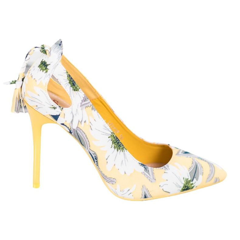 Seastar Stylové špendlíky v květinách vícebarevný žlutá