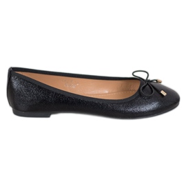 Seastar Balerínky z eko kůže černý