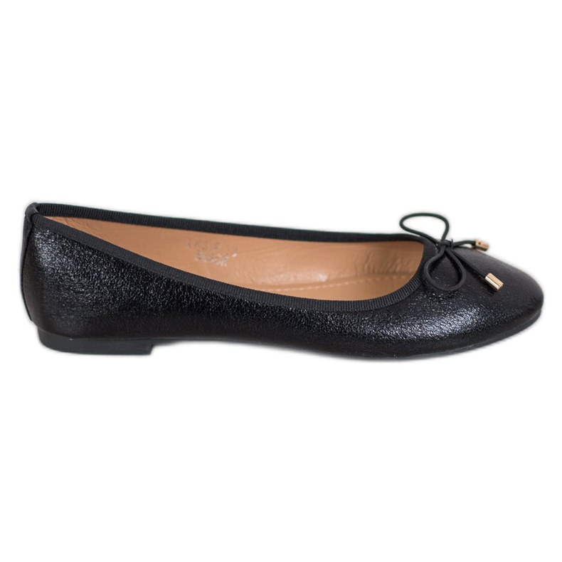 Seastar Balerínky z eko kůže černá