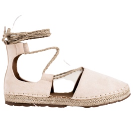 Seastar Semišové espadrilky s vazbou hnědý Seastar Semišové espadrilky s vazbou hnědý