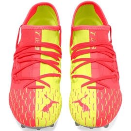 Kopačky Puma Future 5.3 Netfit Jr Osg Fg Ag 105947 01 červený pomeranče a červené