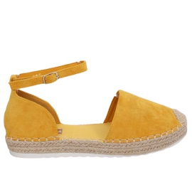 Dámské medové espadrilky JH95P žluté žluť