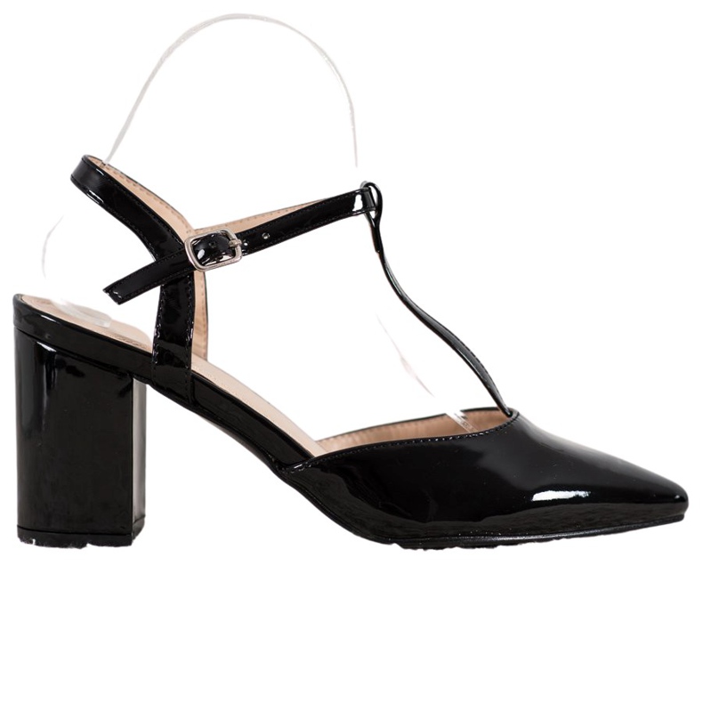 Diamantique Lodičky Na Tyči S Odkrytou Patou černá