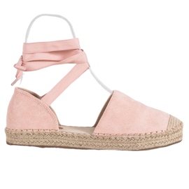 Seastar Svázané růžové espadrilky růžový Seastar Svázané růžové espadrilky růžový