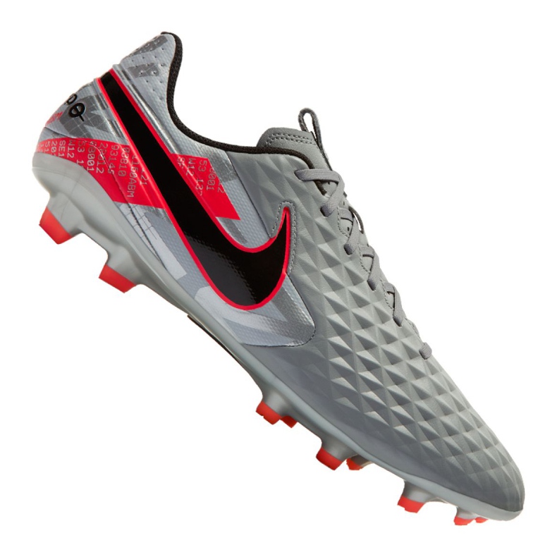 Kopačky Nike Legend 8 Academy Mg M AT5292-906 šedá stříbrný
