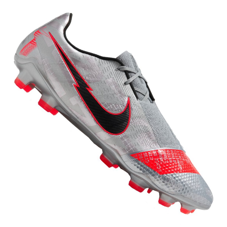 Kopačky Nike Phantom Vnm Elite Fg M AO7540-906 šedá stříbrný
