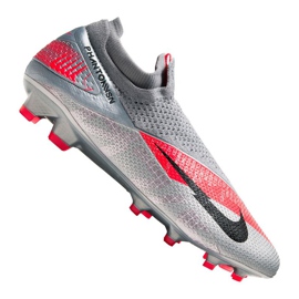 Fotbalová obuv Nike Phantom Vsn 2 Elite Df Fg M CD4161-906 vícebarevný stříbro