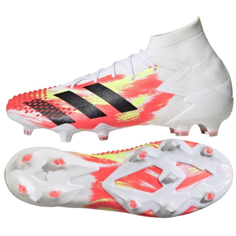 Kopačky Adidas Predator Dracon 20.1 Fg M EG1599 vícebarevný bílý Kopačky Adidas Predator Dracon 20.1 Fg M EG1599 vícebarevný bílý