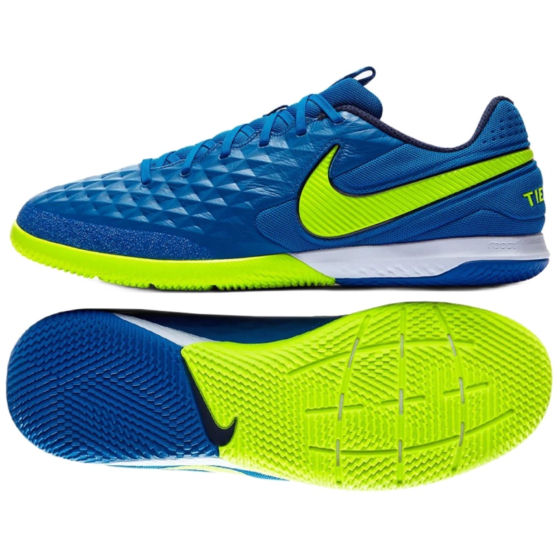 Sálová obuv Nike Tiempo Legend 8 Pro Ic M AT6134-474 vícebarevný modrý